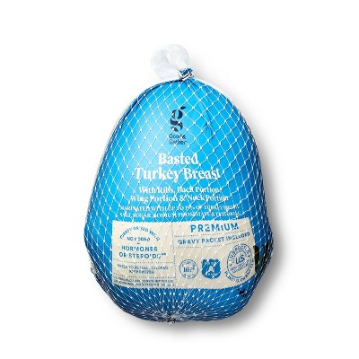 Premium Basted Turkey Breast - Frozen - 5-9lbs - price per lb - Good & Gather™
