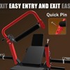 Hip Thrust Machine, 900LBS Capacity Glute Bridge Machine with Weight Holder Adjustable Footboard, Heavy Duty Butt Exercise Equipment - 4 of 4