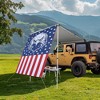 Yescom 4.4x6.6 Ft Vehicle Awning w/ Eagle Side Wall Roof Rack Pull-Out Sun Shade Travel Gray - 2 of 4