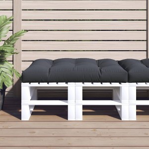 vidaXL Pallet Cushion Anthracite 100% polyester 47.2 x 31.5 in - 1 of 4