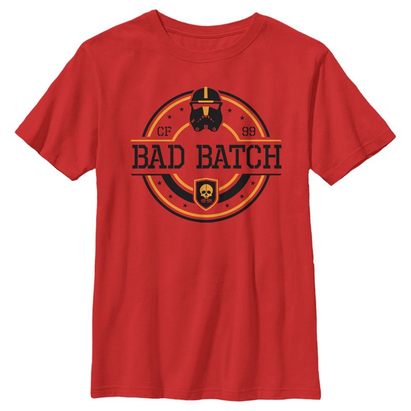 Boy's Star Wars: The Bad Batch Circle Logo T-Shirt, 1 of 5