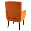 29.5"Modern Soft Velvet Material Ergonomics Accent Chair,Orange - 3 of 4