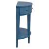 Whisen Modern Curved Console Table Sofa Table with 3 drawers and 1 Shelf for Hallway, Entryway, Living Room - 4 of 4