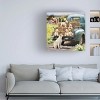 The Macneil Studio 'Green Truck Pups' Canvas Art - 3 of 4