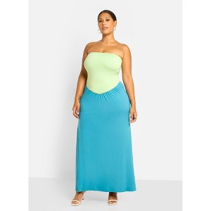 Rebdolls Women's Gorman Two Tone Slip Dress - 1 of 4
