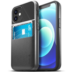 Vena Legacy Shockproof Protective Leather Wallet Minimalist Case for Apple iPhone 12 Mini - 1 of 4