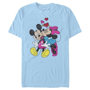 Men's Mickey & Friends Valentine's Day Minnie Mouse Smooch T-Shirt - 1 of 4