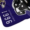 NFL Baltimore Ravens Helmet Stripes Flannel Fleece Blanket - 3 of 3