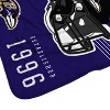 NFL Baltimore Ravens Helmet Stripes Flannel Fleece Blanket - image 3 of 3