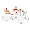 Hape Cook & Serve Wooden Kitchen Accessory Playset, 13 Pieces - 4 of 4