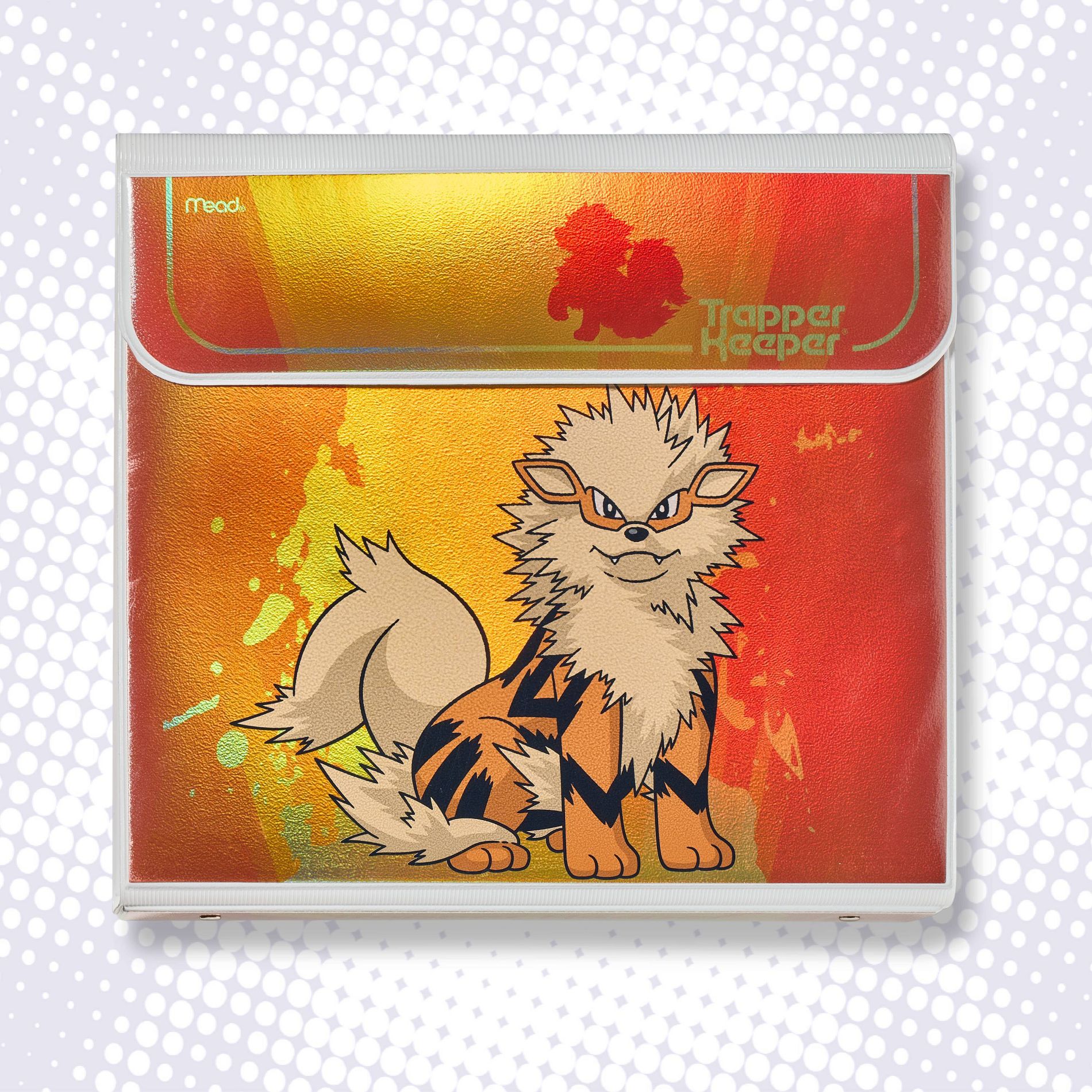 Mead 1" Pokémon Trapper Keeper Ring Binder Arcanine - Pokémon x Target