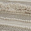 Woven Texture Stripe Bath Rug Natural 22x58" - 3 of 4
