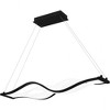 Quoizel Lighting Saratoga 1 - Light Chandelier in  Matte Black - 4 of 4