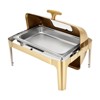 YIYIBYUS Chafing Dish Buffet Set, Rectangular Stainless Steel Buffet Warmer with Thick Frame - 2 of 4
