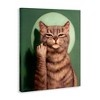 Stupell Industries Cat & Middle Finger, 30" x 40" - 3 of 4