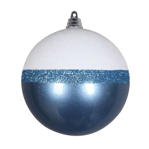 Vickerman Candy White Glitter Ball Ball Ornament - 1 of 1