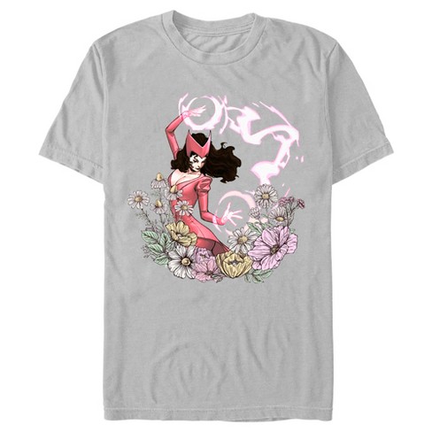 Men's Marvel Floral Scarlet Witch T-Shirt - image 1 of 4