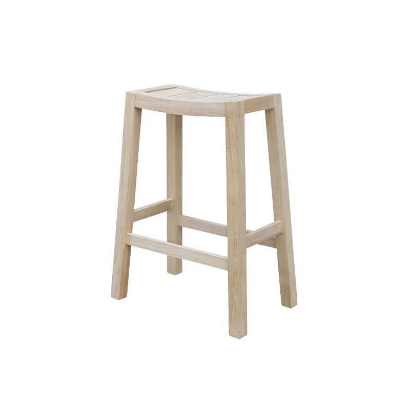 Ranch Stool Unfinished - International Concepts, 1 of 10