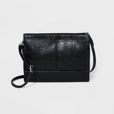  Bueno Zip Closure Crossbody Bag - Black 