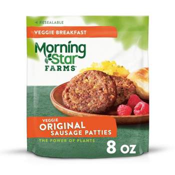 Morningstar Farms Veggie Breakfast Original Sausage Frozen Patties - 8oz
