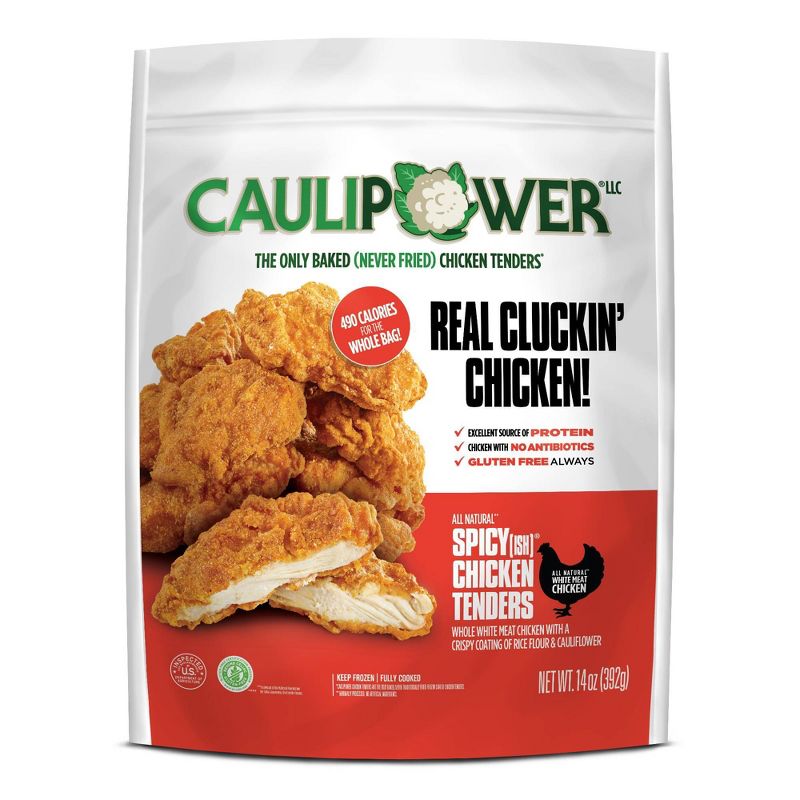 CAULIPOWER All Natural Spicy(ish) Chicken Tenders - Frozen - 14oz, 1 of 5