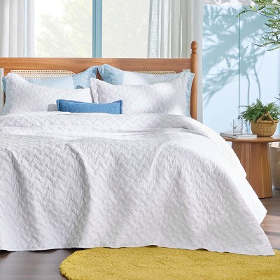Bedsure | All Season Lightweight Quilt Bedding Set with Solid Color and B Weave Pattern