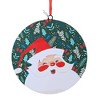 Holiday Ornament 6.0" Retro-Looking Holiday Set Santa Snowman Deer Tree  -  Tree Ornament Sets - 3 of 4