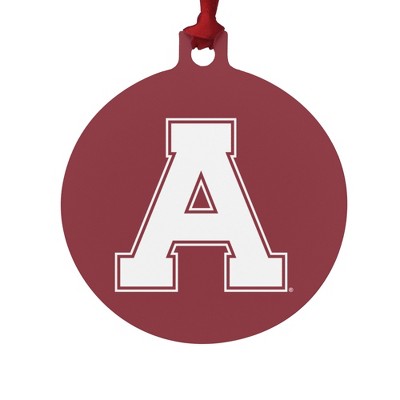 Alma College Primary Logo Aluminum Holiday Christmas Tree Ornament