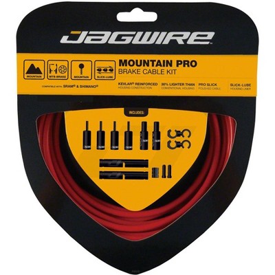 Jagwire Pro Polished Mountain Brake Kit Brake Cable & Housing Set