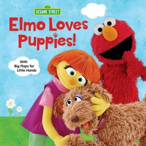 Elmo Loves Puppies! (Sesame Street) - by  Andrea Posner-Sanchez (Board Book) - 1 of 1