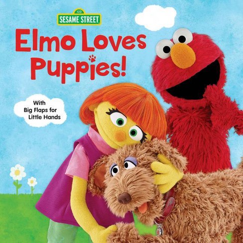 Elmo Loves Puppies Sesame Street By Andrea Posner Sanchez Board Book Target
