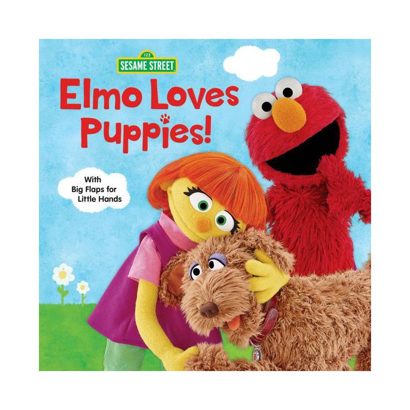 Elmo Loves Puppies! (Sesame Street) - by  Andrea Posner-Sanchez (Board Book), 1 of 2