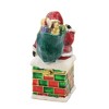 Kubla Craft 2.5 Inch Santa In Chimney Box Presents Enameled Santa Figurines - 2 of 3