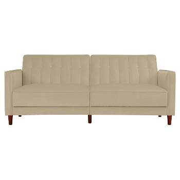 Serta Canyon Charcoal Casual Polyester Twin Sofa Bed in the Futons & Sofa  Beds department at