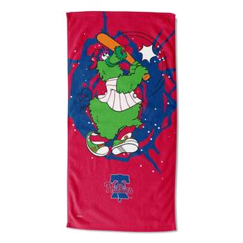 30"x60" MLB Philadelphia Phillies Mascot Printed Beach Towel