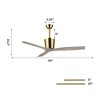 Parrot Uncle 54" Gold Standard Ceiling Fan with Remote - 4 of 4