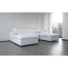 Large size modular cloud sofa 5 seats down sofa bed apartment living room sofa (3seaters + 2ottoman) - 3 of 4
