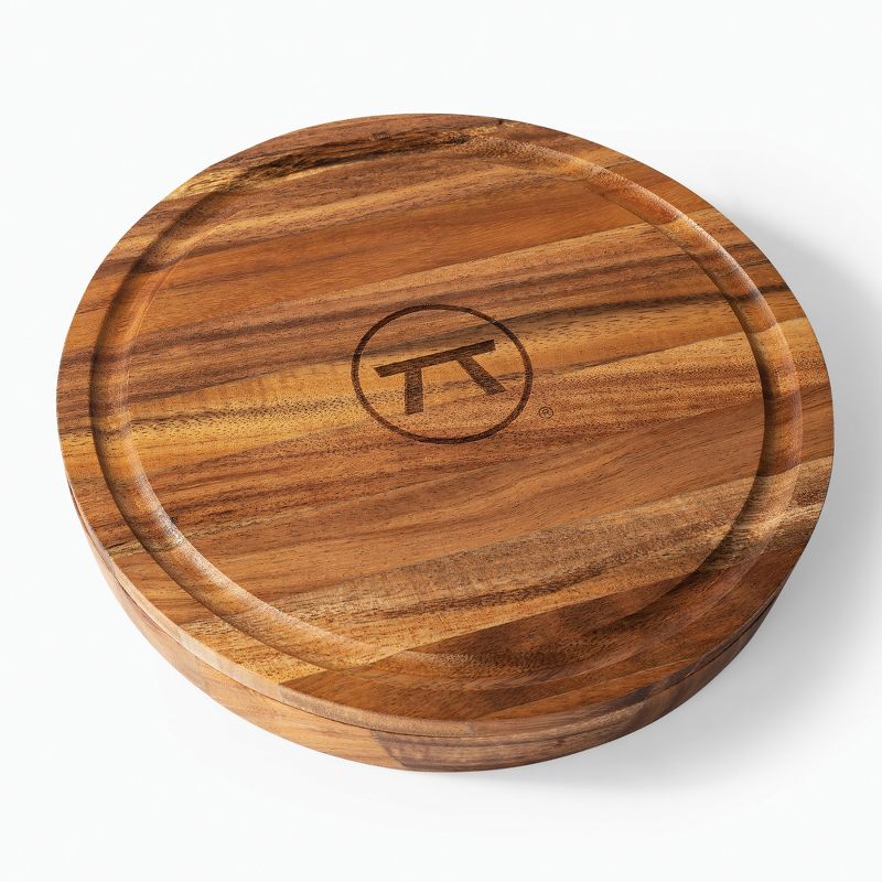 Outset | 3-in-1 Acacia Wood Salt Rimmer, Cutting Board and Storage Container, 1 of 3