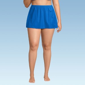 Lands' End Women's Slender Separates Tummy Control Swim Skirt Swim Bottoms - 1 of 4