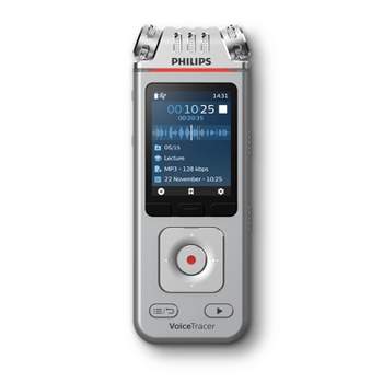 Philips DVT4110 8GB VoiceTracer Digital Voice Recorder - Silver