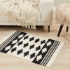 Saro Lifestyle Indoor Southwestern Rug, 2'x3', Black/White - 3 of 3