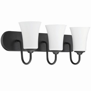 Craftmade Lighting Gwyneth 3 - Light Vanity in  Flat Black - 1 of 2