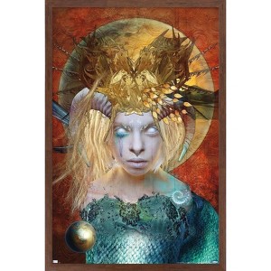 Trends International Jena DellaGrottaglia: Cosmic Zodiac - Capricorn Framed Wall Poster Prints - 1 of 4