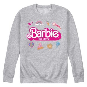 Men's - Barbie - Movie Logo Icons Graphic Fleece Sweatshirt - 1 of 4