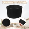 Unique Bargains Silicone Protective Heat Resistant Non Slip Coffee Cup Sleeve 6 Pcs - 3 of 4