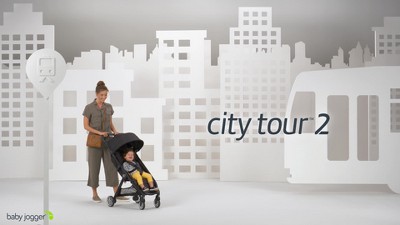 Ultra-Compact Black Lightweight Travel Bassinet Stroller