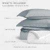 Cotton Duvet Cover Set & Insert 4PC Bundle, 300TC Sateen Vintage Washed Duvet Set with Down Alternative Comforter, All Season Bedding - Becky Cameron - 3 of 4