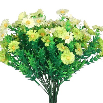 REGALWOVEN Wedding Home Decoration Artificial Daisies Flowers 13.8" 6 Pcs