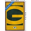 Trends International NFL Green Bay Packers - Logo 25 Framed Wall Poster Prints - 3 of 4