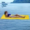 Costway 3-Layer Tear-Resistant Foam Floating Pad Island Water Sports Relaxing - 2 of 4